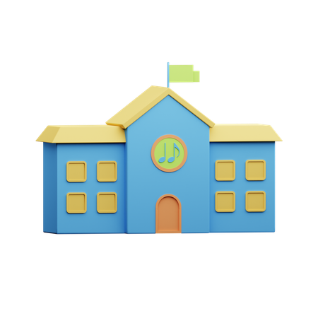 Musikschule  3D Icon