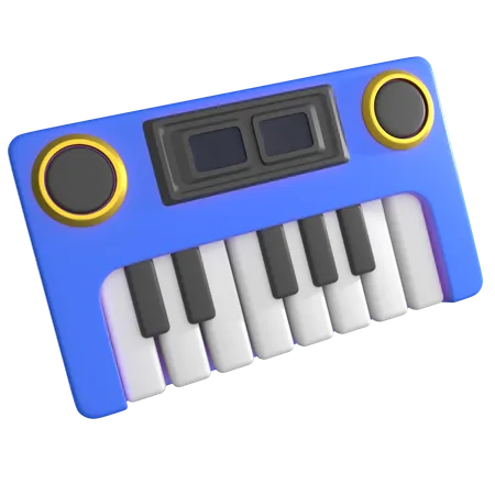 Musikalische Tastatur  3D Icon