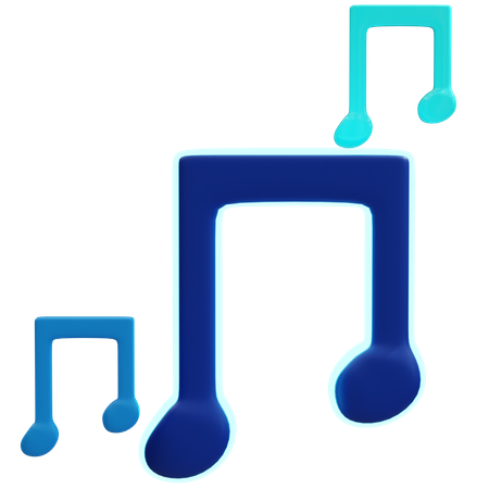 Musikton  3D Icon