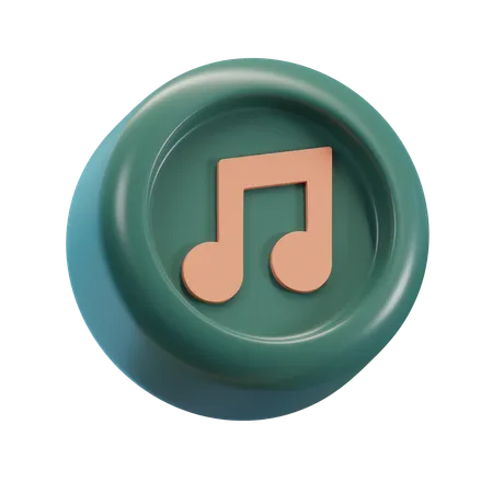 Musique  3D Icon