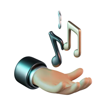 Musique  3D Icon