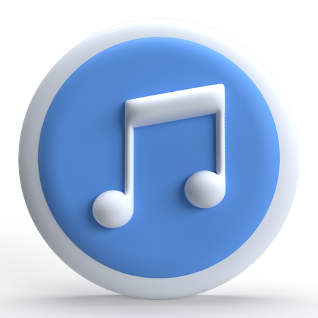 Musique  3D Icon