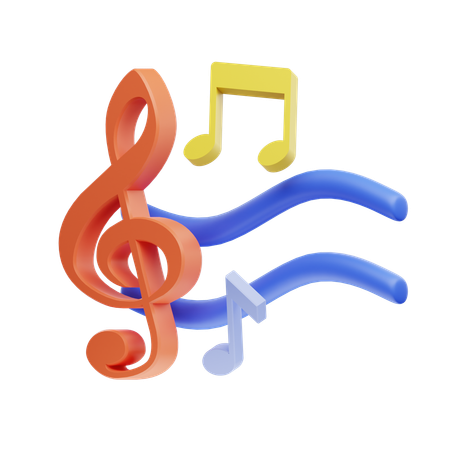 Musique  3D Icon