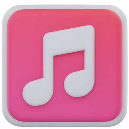 Musique  3D Icon