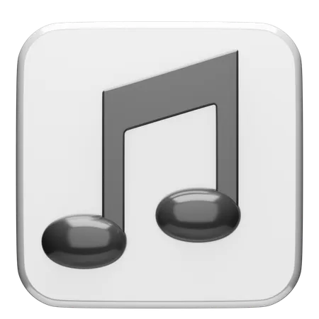 Musique  3D Icon