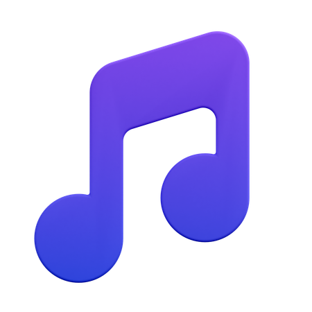 Musique  3D Icon