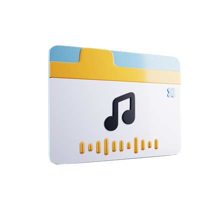 Musique  3D Icon