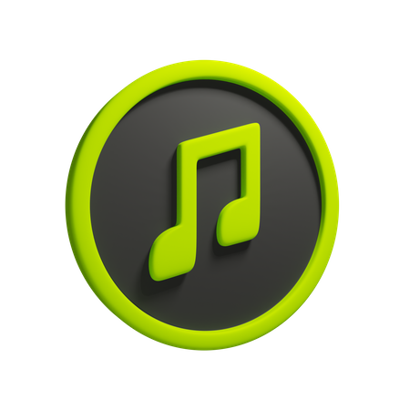 Musique  3D Icon