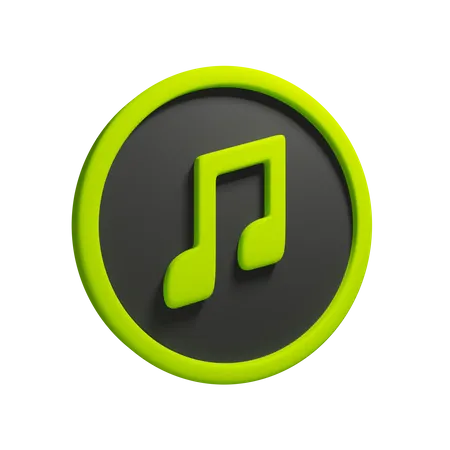 Musique  3D Icon