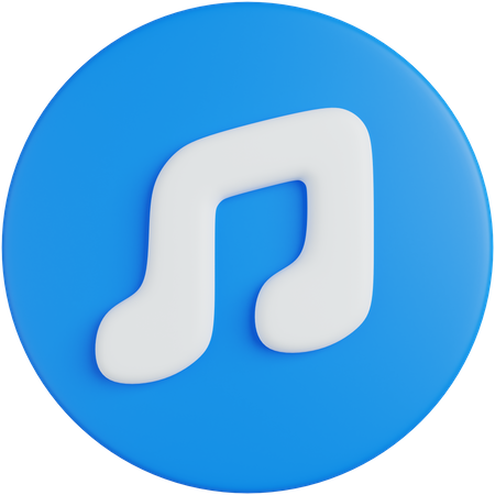 Musique  3D Icon