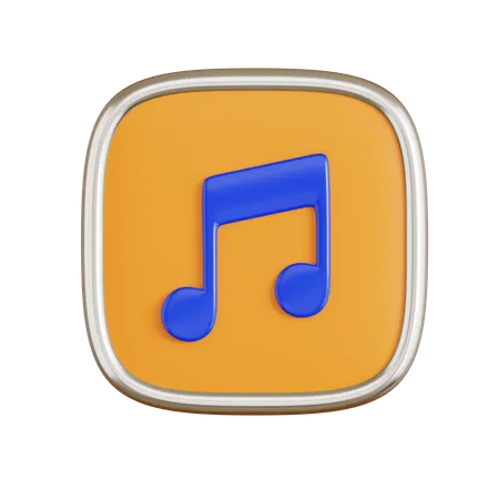 Musique  3D Icon