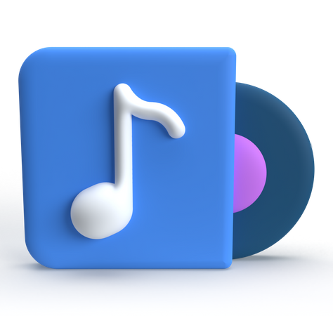 Musique  3D Icon