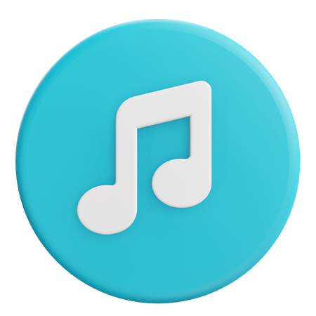 Musique  3D Icon