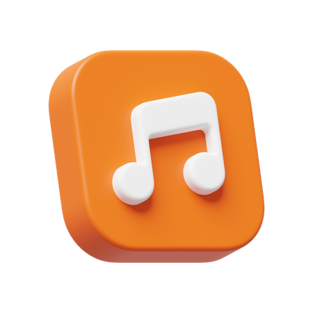 Musique  3D Icon