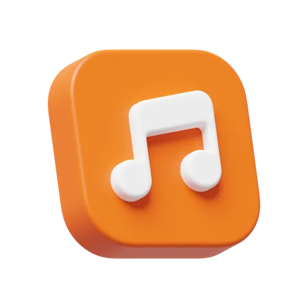 Musique  3D Icon