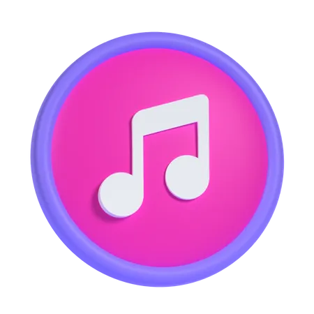 Musique  3D Icon