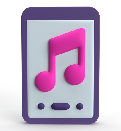 Application musicale  3D Icon