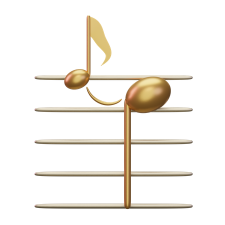 Approbation musicale  3D Icon