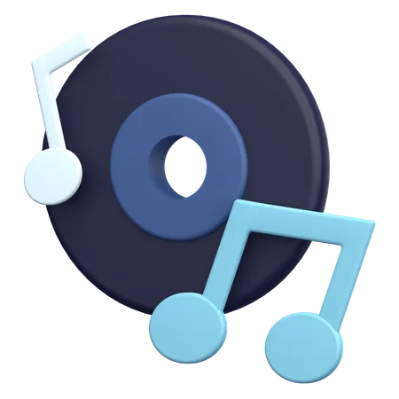 CD de musique  3D Icon