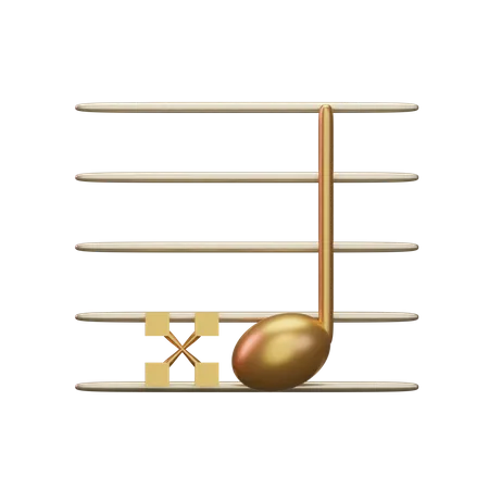 Musique double dièse  3D Icon