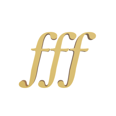 Musique dynamique fortississimo  3D Icon