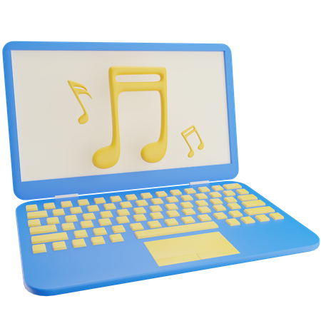 Musique en ligne  3D Icon