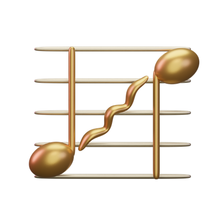 Musique de glissando  3D Icon