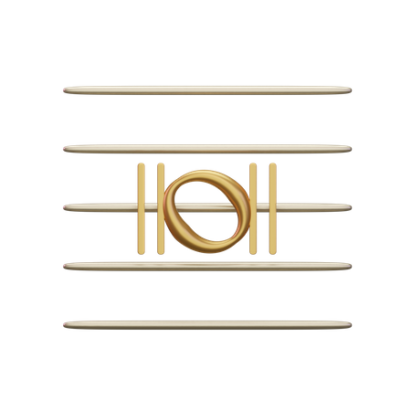 Musique longue note  3D Icon