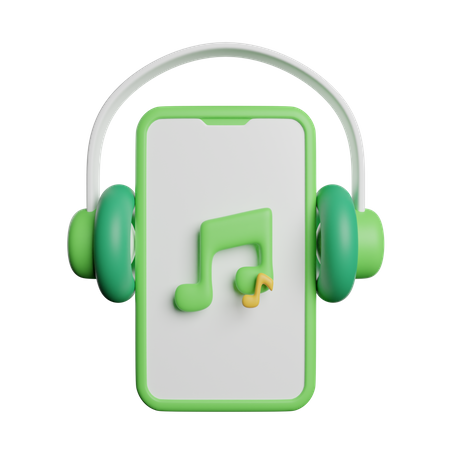 Musique mobile  3D Icon