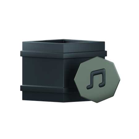 Musique nft  3D Illustration