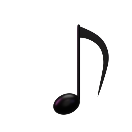 Triolet de musique  3D Icon