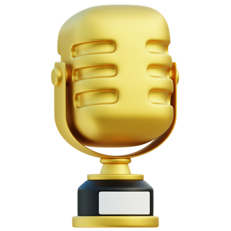 Trophée de musique  3D Icon