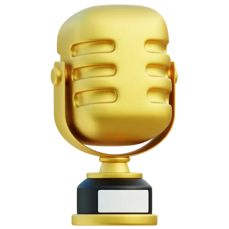 Trophée de musique  3D Icon