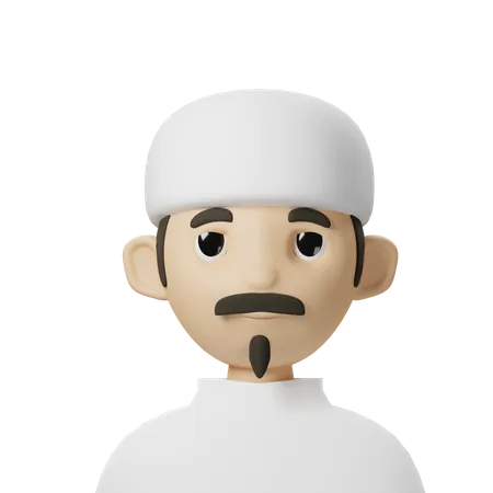 Muslim Avatar  3D Icon