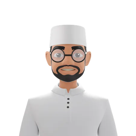 Muslim Avatar  3D Icon