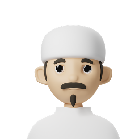 Muslim Avatar 3D Icon