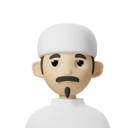 Muslim Avatar 3D Icon