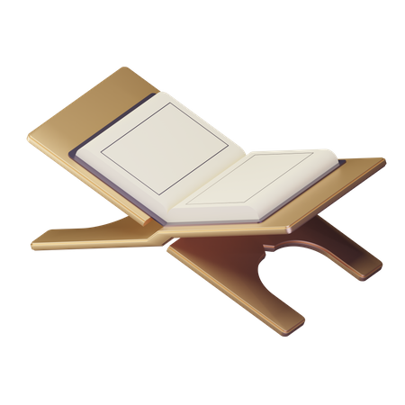 Muslim Book  3D Illustration