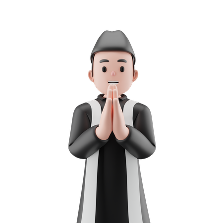 Muslim Boy  3D Icon