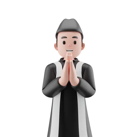 Muslim Boy  3D Icon