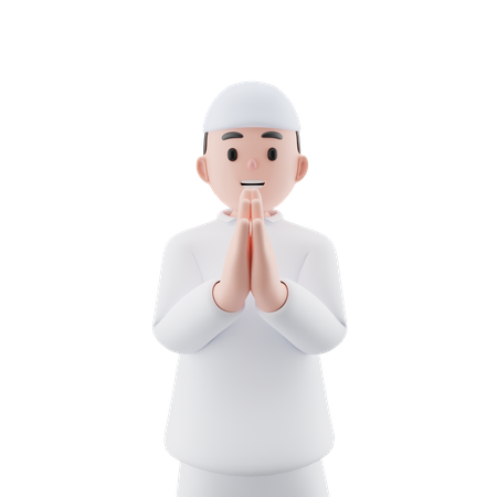 Muslim Boy  3D Icon