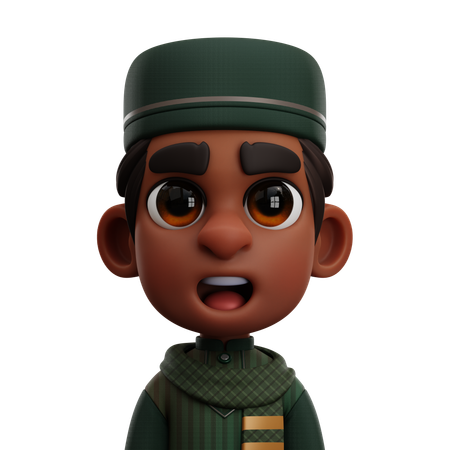 MUSLIM BOY  3D Icon