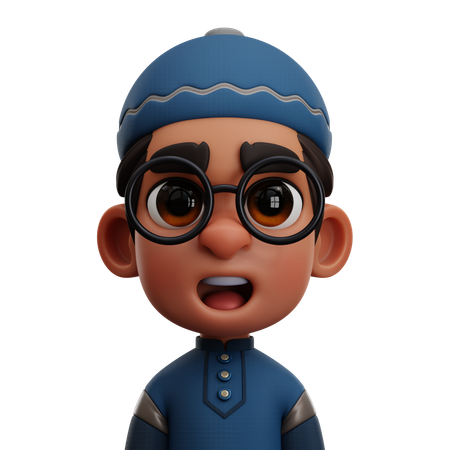 MUSLIM BOY  3D Icon