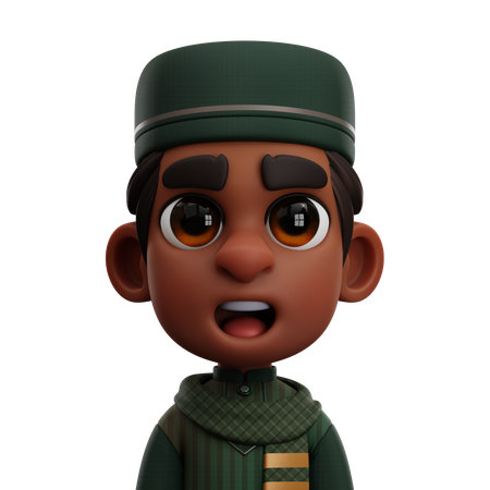 Muslim Boy  3D Icon