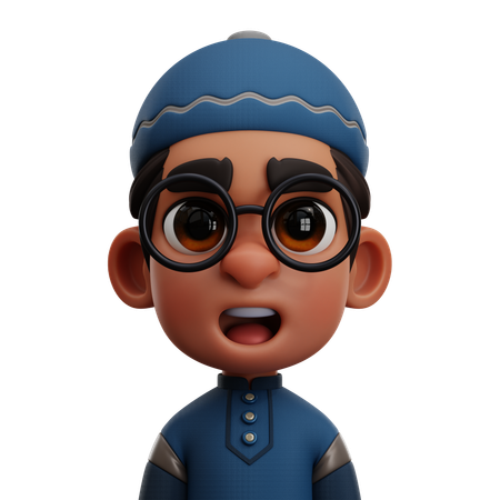 Muslim Boy  3D Icon