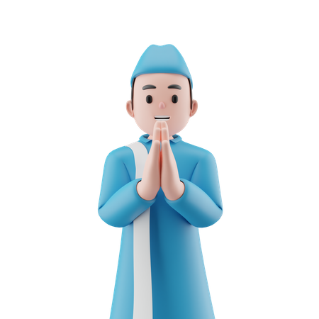 Muslim Boy  3D Icon