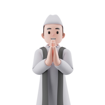 Muslim Boy  3D Icon
