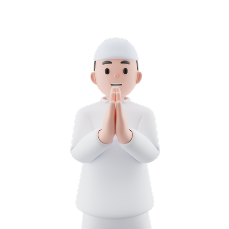 Muslim Boy  3D Icon