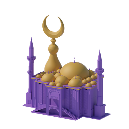 イスラム教の建物  3D Icon