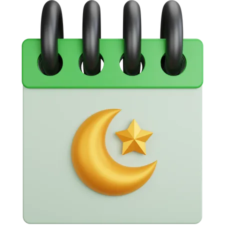 Muslim Calendar  3D Icon